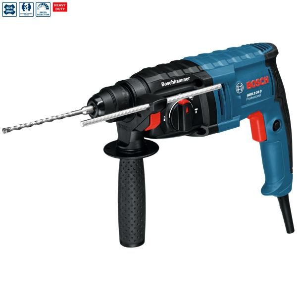 Martelo perfurador Bosch SDS-plus GBH 2-20 D Professional (c/Mala) - 650 W (230 V)
