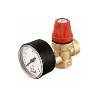 Válvula de segurança com manómetro Caleffi 313