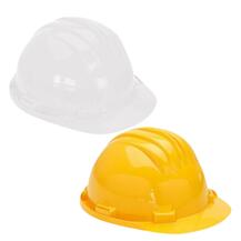 Capacete de Segurança em Polietileno 5-RS Obras Indústria Branco Pedreiro Trolha Engenheiro