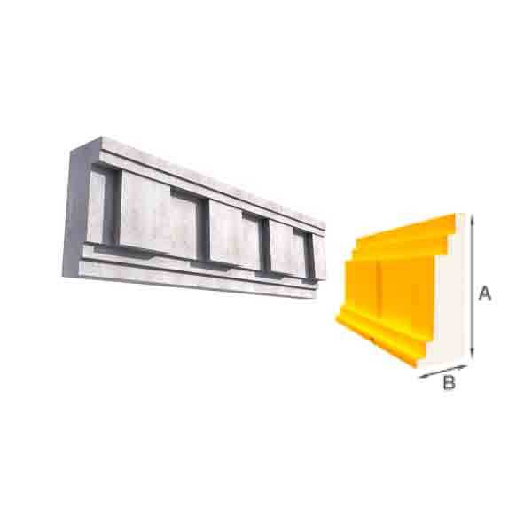 Cimalha Plastificada D-02 - 29 cm x 12 cm x 4 m