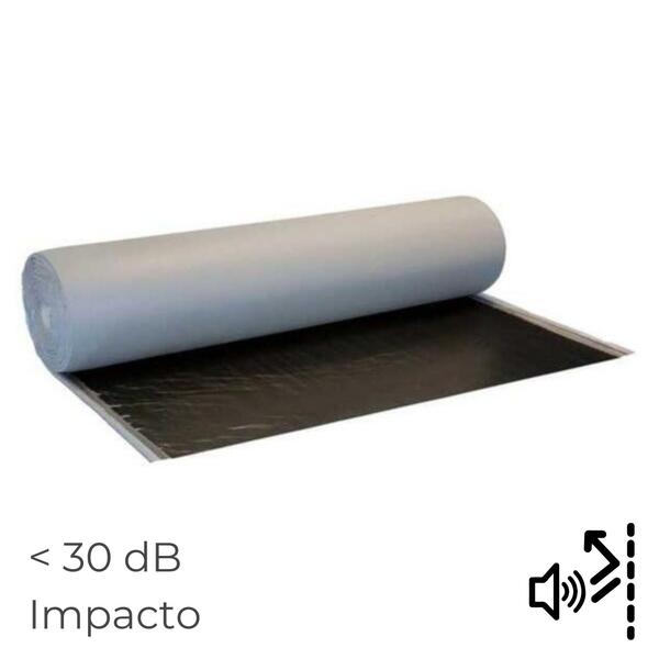 Isolamento de Ruído de Impacto de Altas Prestações Acústicas Danosa Sonodan First Layer - 8 mm - 1 m x 6 m (610061)