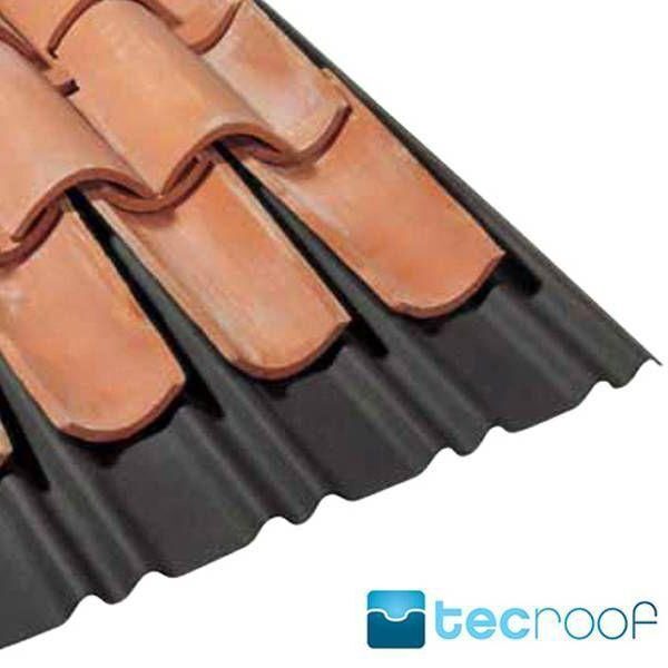 Sub-Telha TECroof CS / Telha Canudo - 2 m x 1,015 m x 2,4 mm
