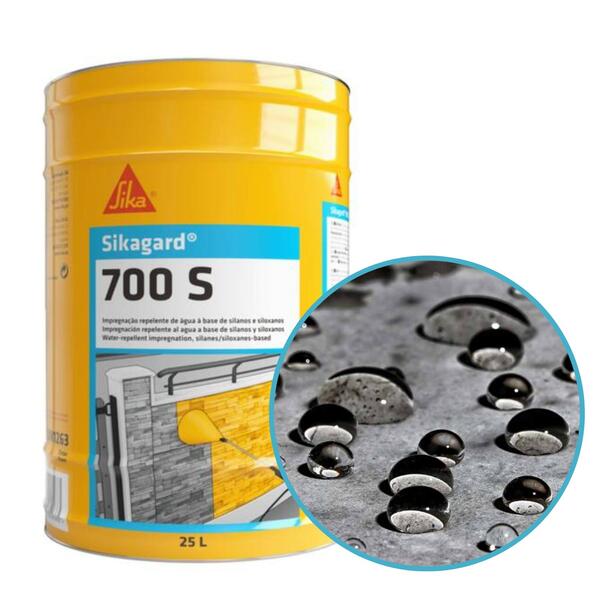 Hidrorepelente de Base Siloxano Sika Sikagard 700 S - 25 Litros