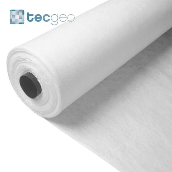 Manta Geotêxtil em Poliéster TECgeo ST - 120 grs - 100 m x 2,2 m