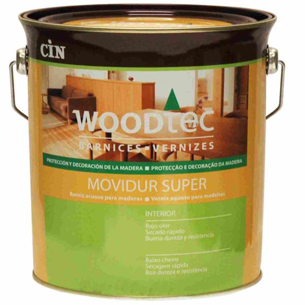Verniz aquoso Movidur Super Acetinado - Incolor - 0,75 litros