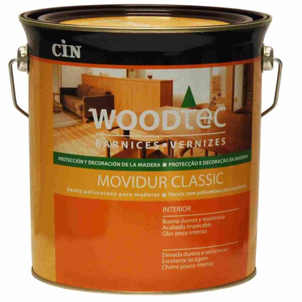 Verniz alquídico Movidur Classic Brilhante - Incolor - 0,75 litros