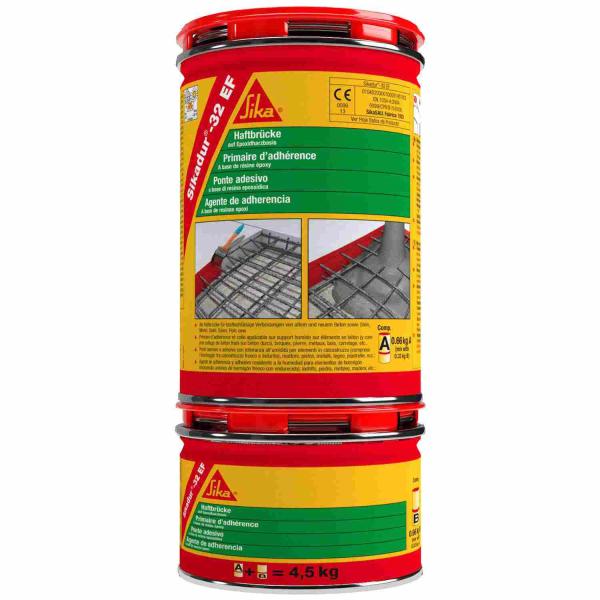 Cola à Base de Resinas Epoxi Sika Sikadur 32 EF - Conjunto A+B - 4,5 kg