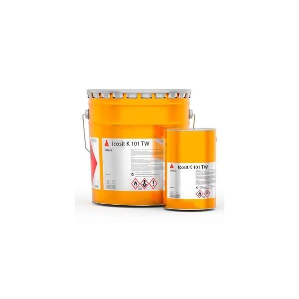 Revestimento Epóxi Sika Icosit K 101 TW para Contato com Água Potável - Branco - 20 Kg