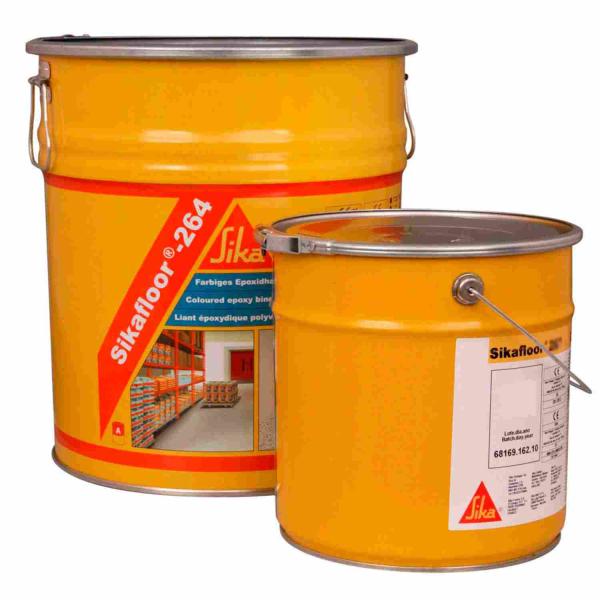 Revestimento Auto-alisante de Epoxi para Pavimentos Sika Sikafloor 264 - RAL 7004 Kit (A + B) - 279 kg
