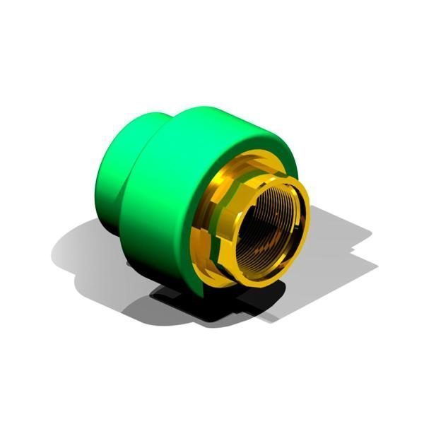 Casquilho Reto RM-F Aquatherm 211 - Øi 16 mm - 1/2’’ (21106)