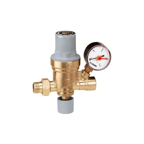 Grupo de Enchimento Automático Caleffi 553 - 1/2” com ligação manómetro 1/4