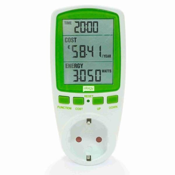 Tomada medidor de consumo com visor Efergy EMS - Tomada