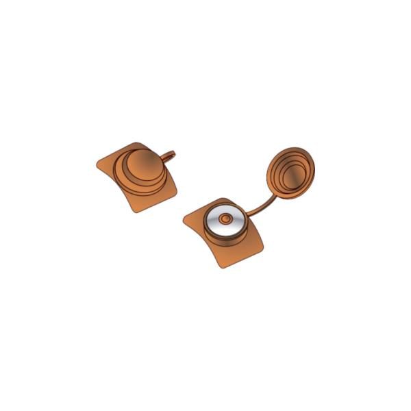 Elemento de Fixação para Chapas em Polimglass Ecolina e Laromana - Terracota - 1 Unidade