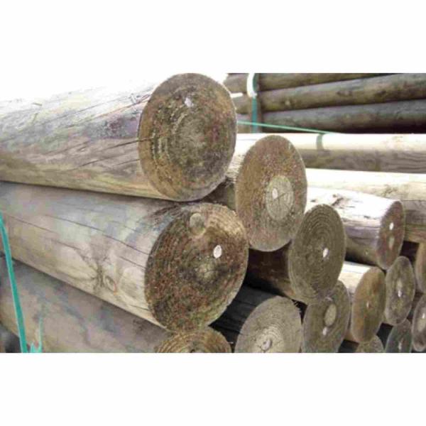Postes de madeira tratada em pinho Pirinéus - 75 mm x 75 mm x 3 m (196 unidades)