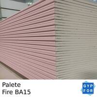 Placa de Gesso Cartonado Gypfor Fire BA15