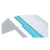 Placa em Poliestireno Extrudido XPS Canelado RoofTEC PT - 30 mm - 1,25 m x 0,6 m