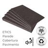 Painel de Cortiça Expandida - 10 mm - 1 m x 0,5 m