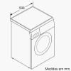 Máquina de lavar roupa Bosch WUQ24468ES 8KG - Branco Pastel – livre instalação